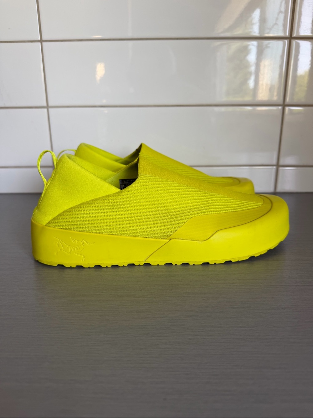 Arcteryx Kragg Neon Yellow / Green Slip-On Casual Shoe